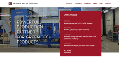 Desktop Screenshot of powertech-group.fi