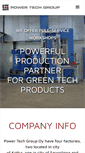Mobile Screenshot of powertech-group.fi